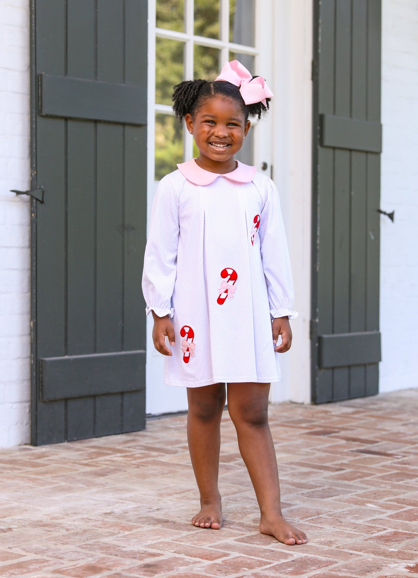Candy Cane Dress by Trotter Street kids