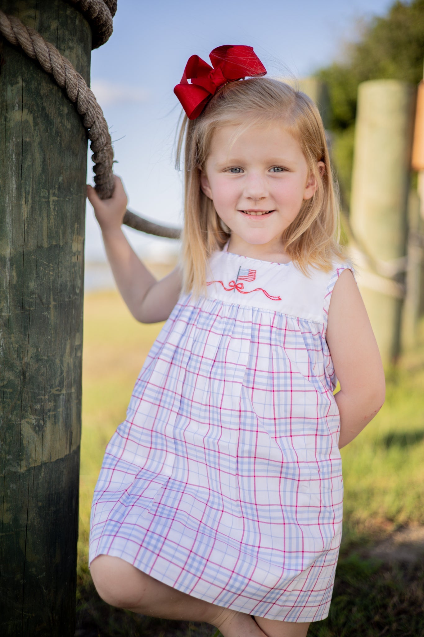 Americana Dress by the Proper Peony
