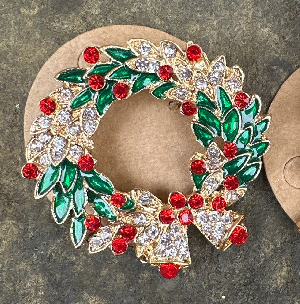 Christmas Sparkly Brooches