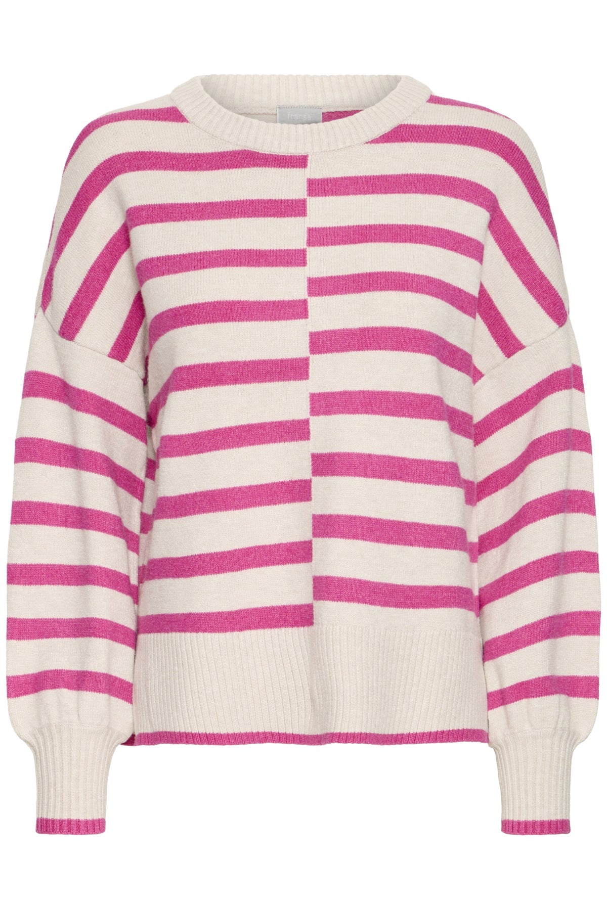 Frbitte Stripe Jumper - Very Berry