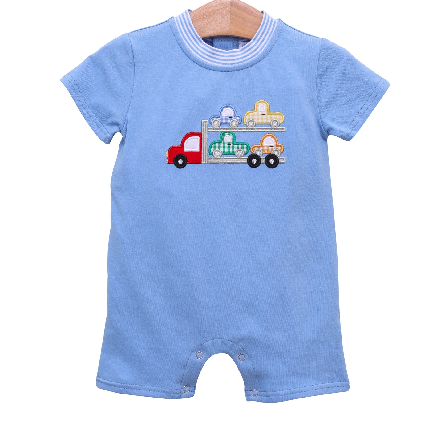 Car Hauler Romper by Trotter Street Kids