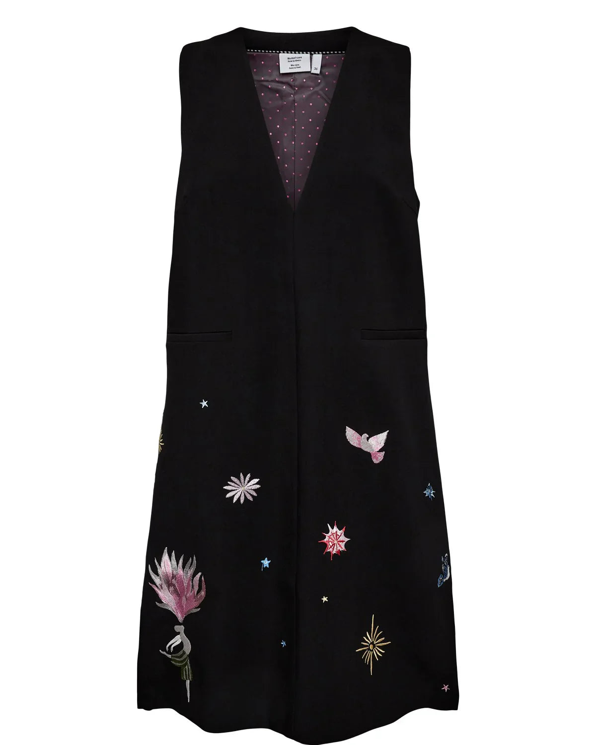 NUALMUT DRESS - Caviar Black Circus Dress