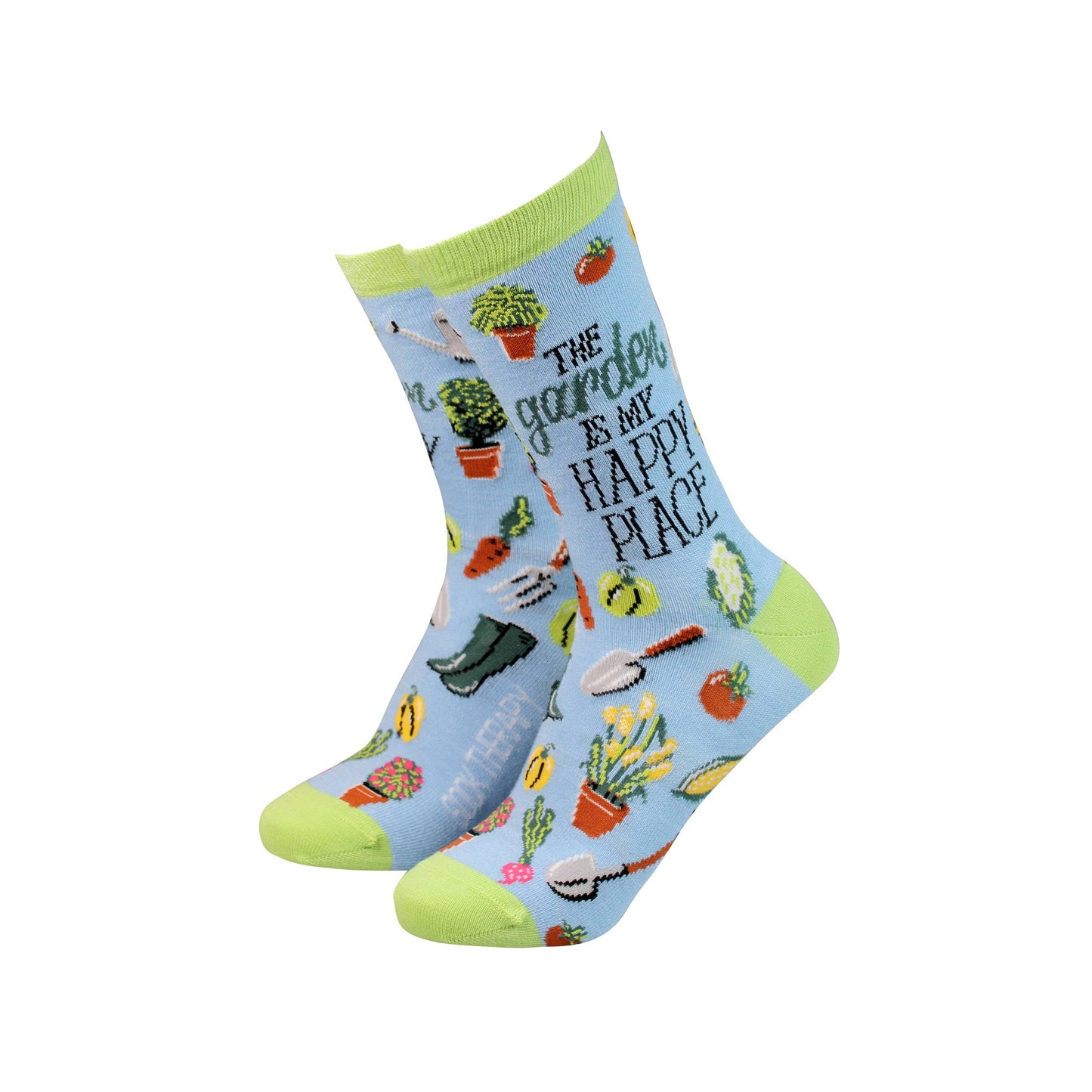 The Garden is my Happy Place - Bamboo Socks