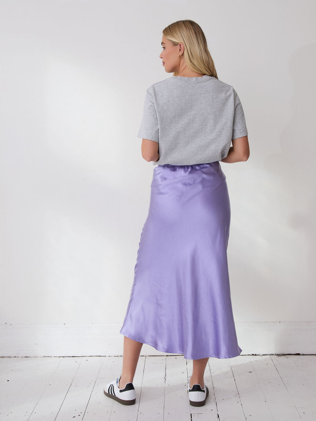 Angel Lilac Midi Skirt