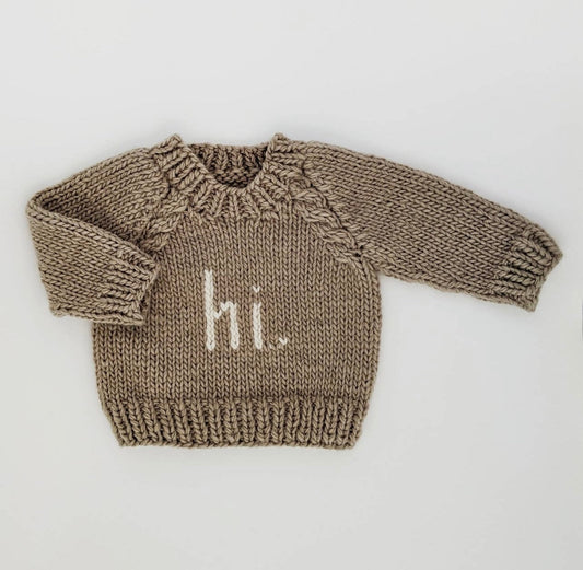 Hi. Pebble Knit Sweater
