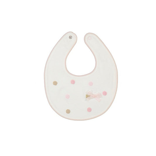 White Polka Dot Bib by Mayoral