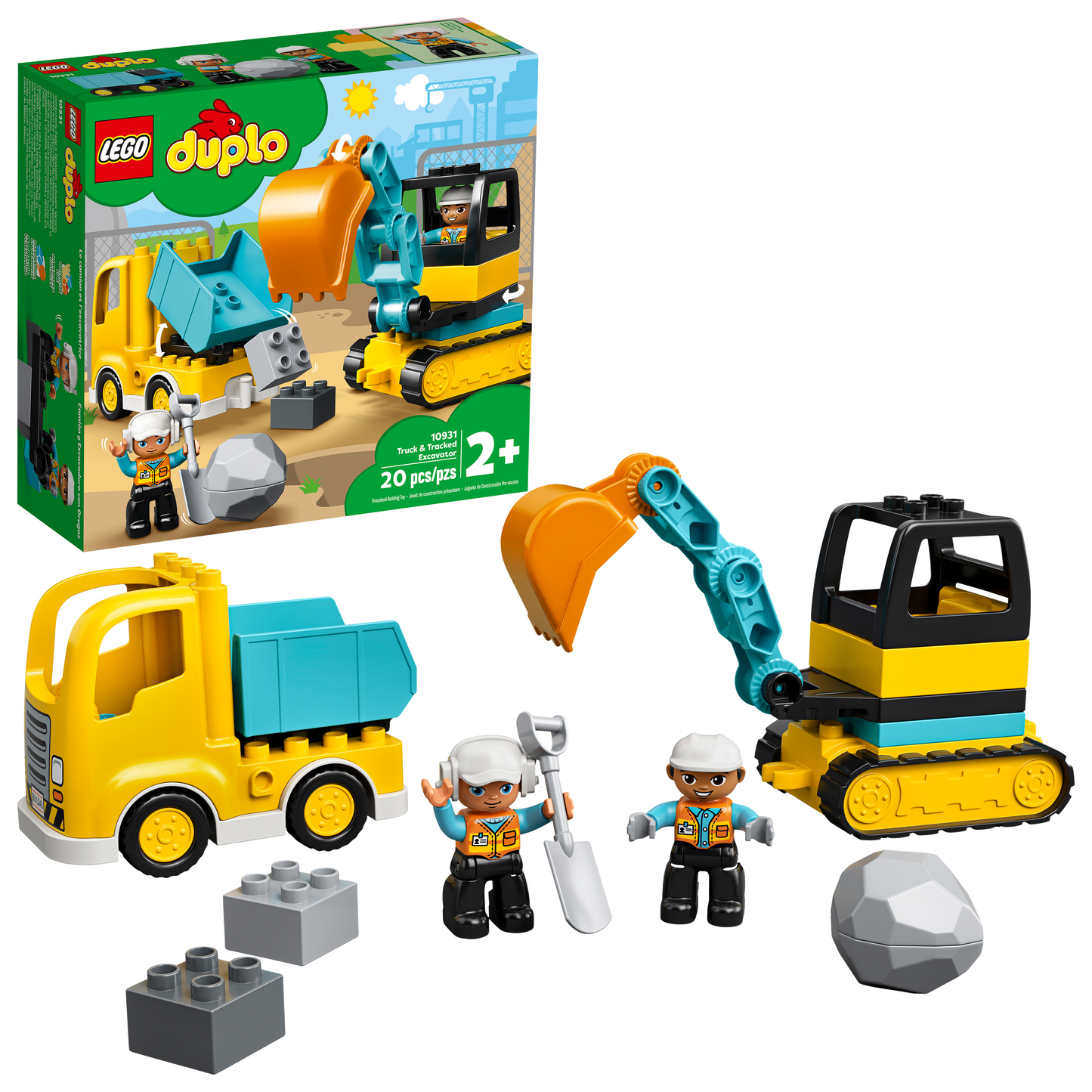 LEGO Duplo Truck and Tracked Excavator 10931