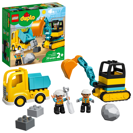 LEGO Duplo Truck and Tracked Excavator 10931