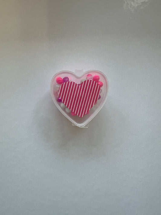 Valentine Heart Bracelets - Bright Pink Tones