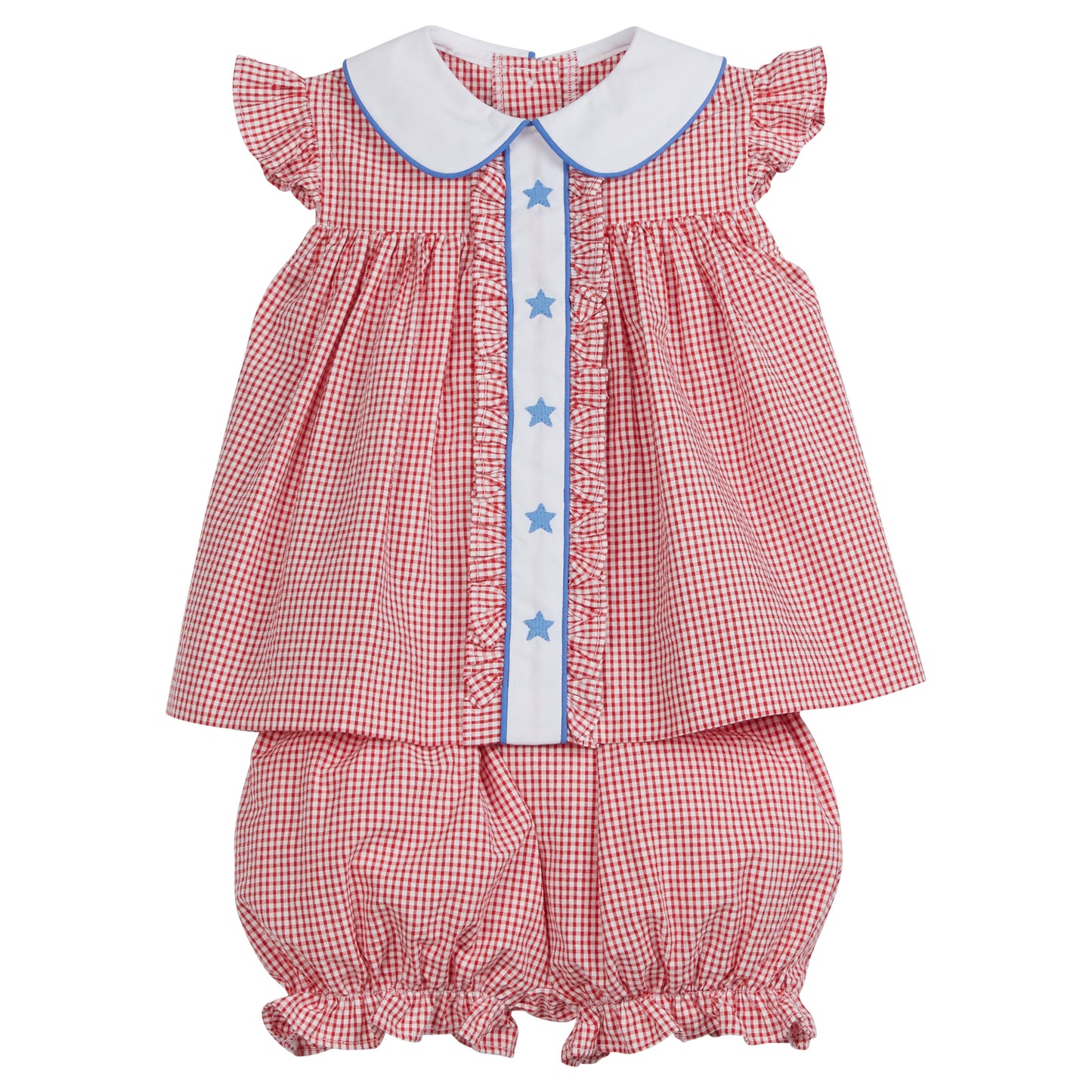 Ruffled Sally Bloomer Set -Stars by Little English