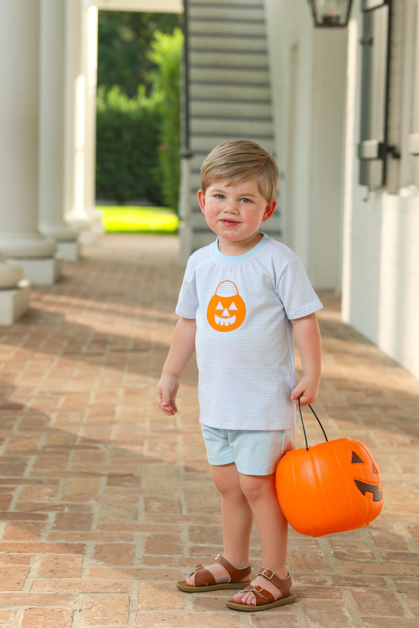 Jack O’Lantern Short Set by Trotter Street Kids