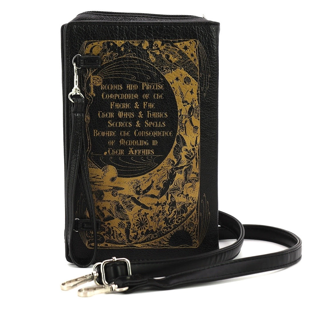 Book of Faerie Book Clutch / Crossbody Bag