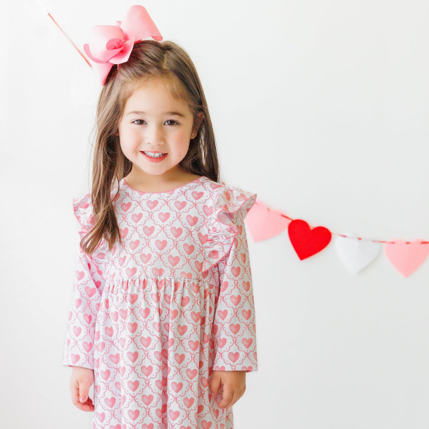 Watercolor Heart Dress by Jellybean