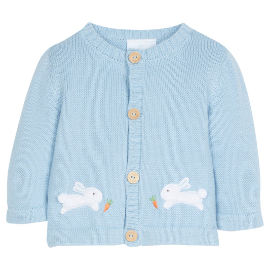 Crochet Sweater-Blue Bunny by Little English