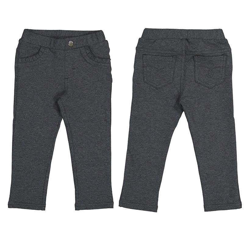 Basic Fleece Trousers in Dark Grey by Mayoral