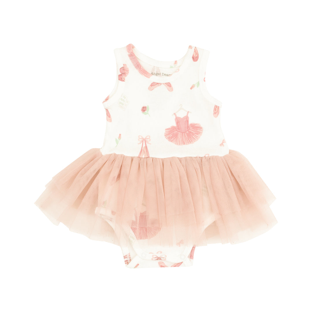 Ballet Things Tank Tutu Bodysuit by Angel Dear