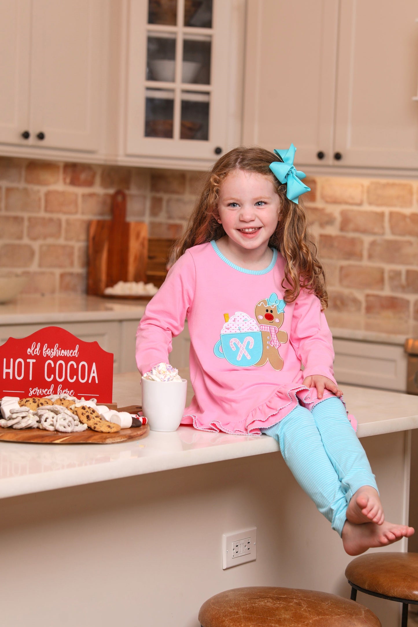 Gingerbread Pants Set by Trotter Street Kids