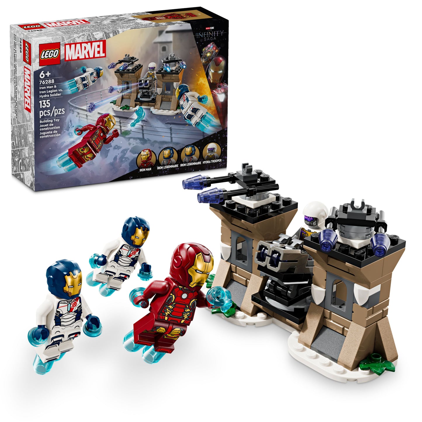 LEGO Iron Man & Iron Legion vs Hydra Soldier 76288 | Marvel