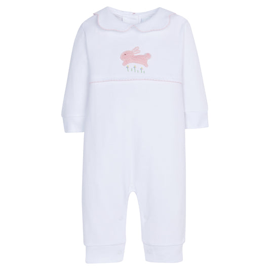 Crochet Playsuit-Pink Bunny by Little English