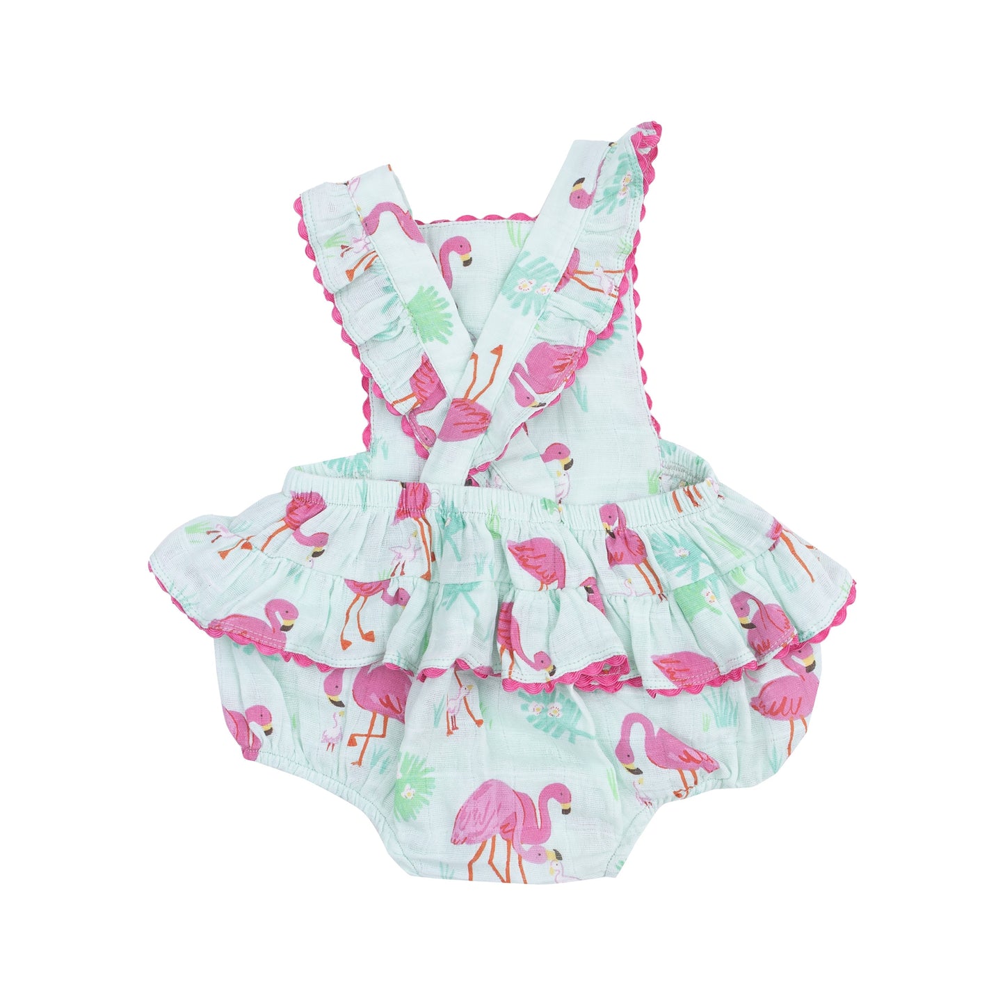 Flamingos Ric Rac Sunsuit by Angel Dear