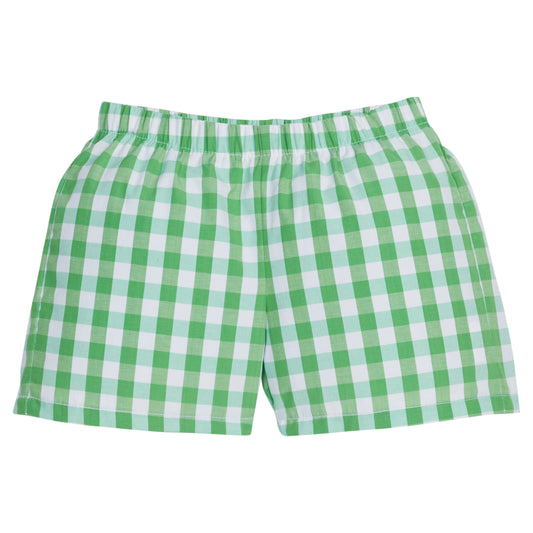 Basic Short-Green Hills Check by Little English