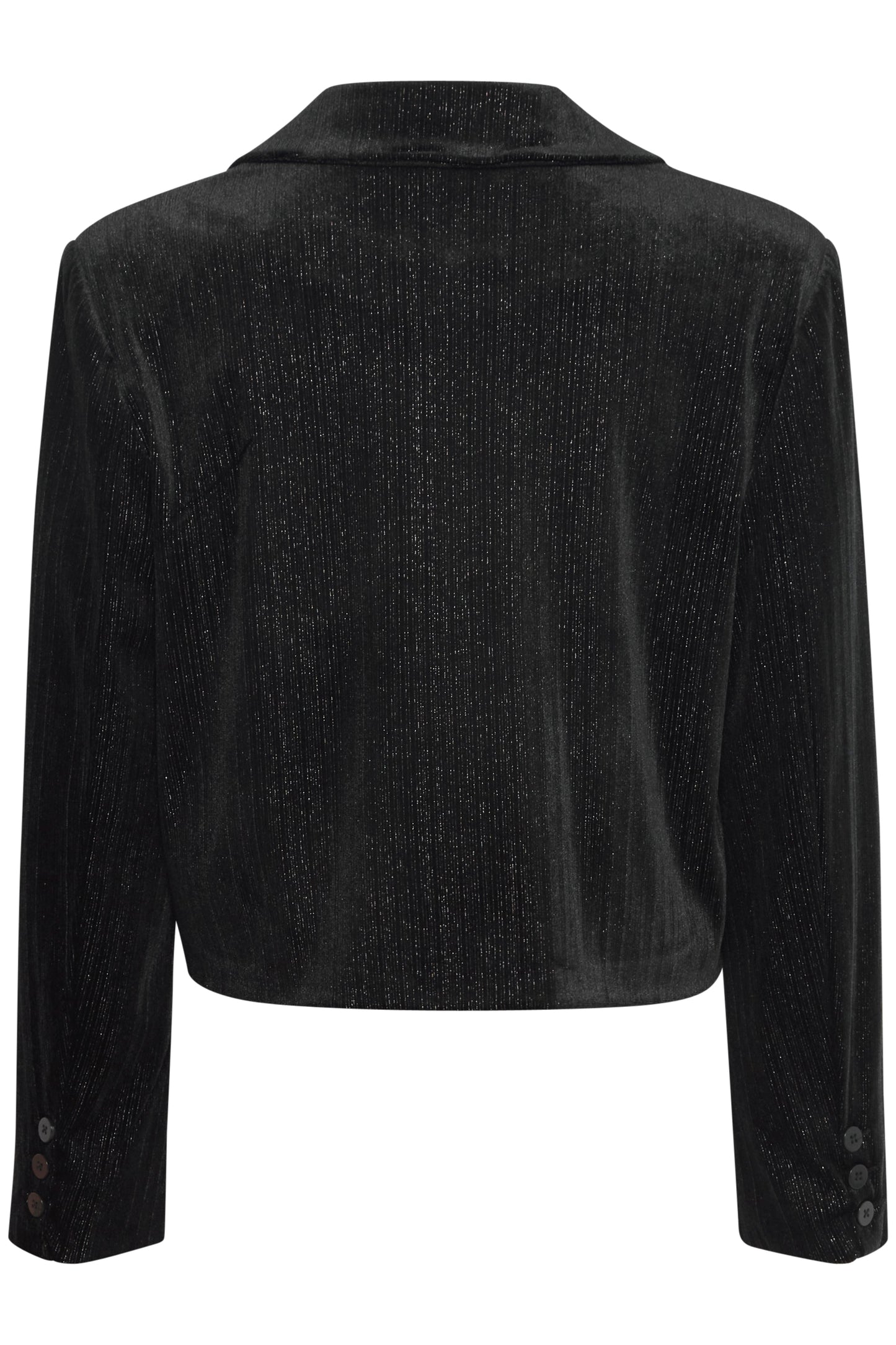 Ihkate Glamour Blazer - Black Velvet with Silver