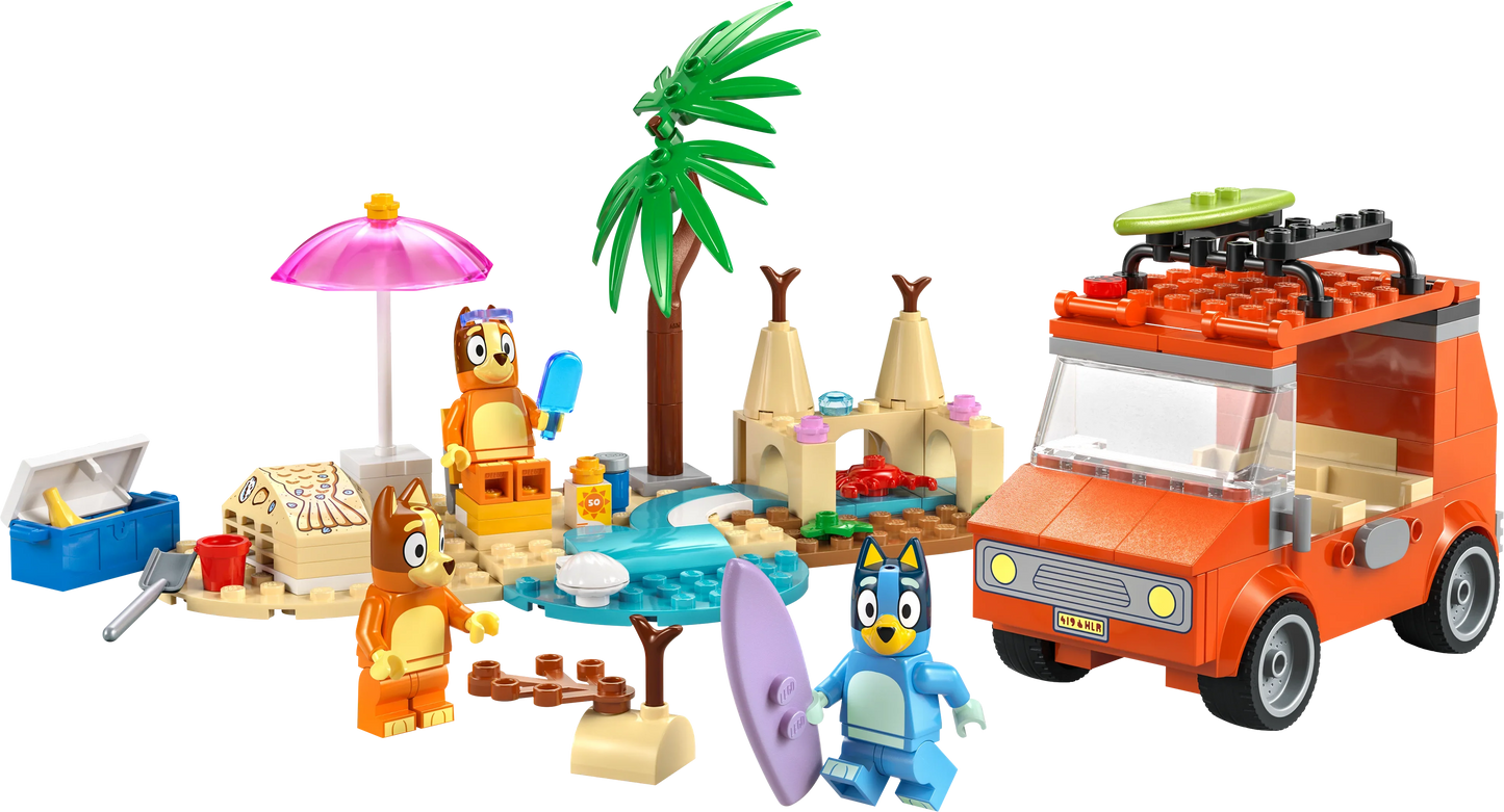 LEGO Bluey’s Beach & Family Car Trip 11202