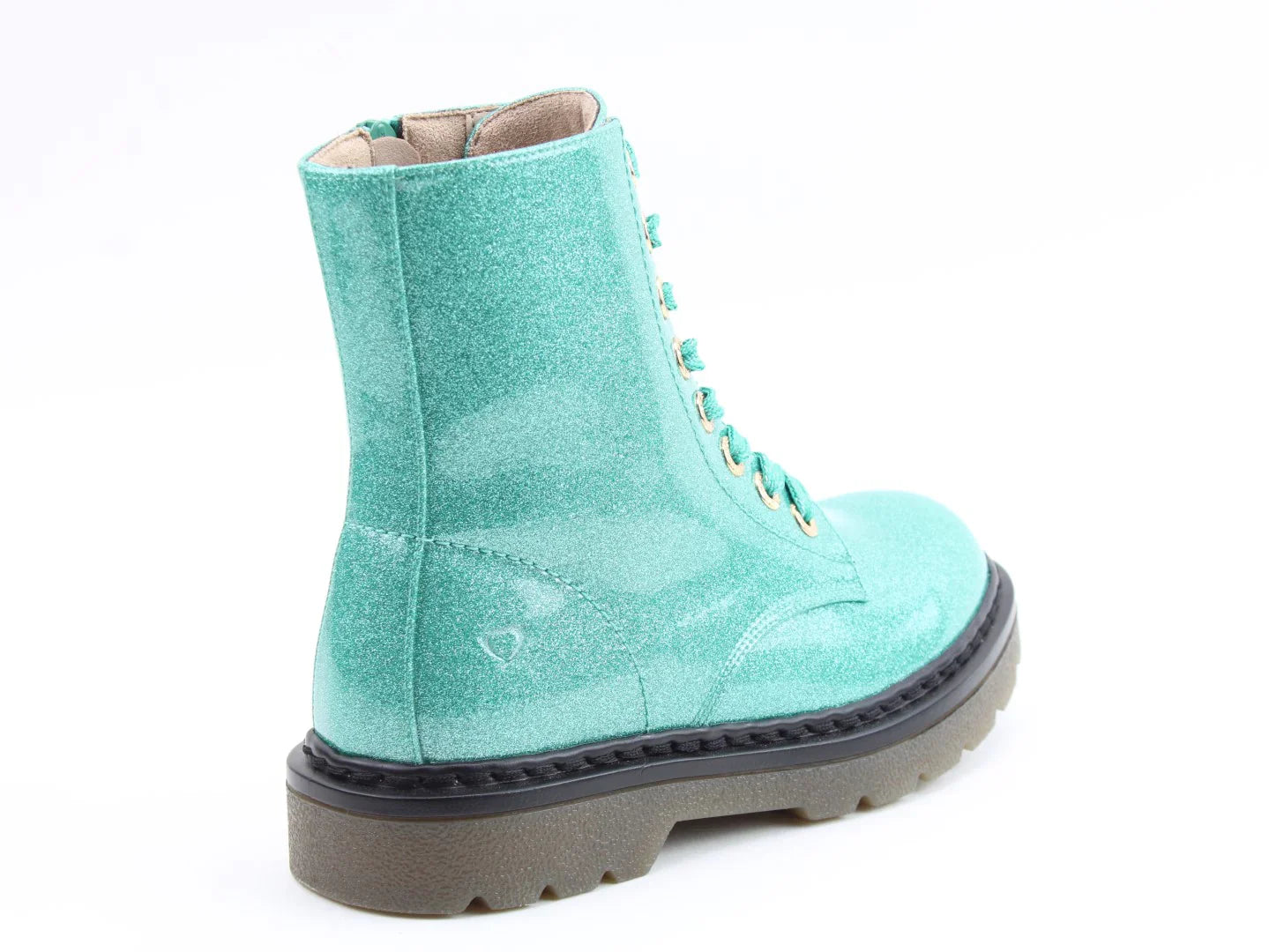Justina Boots - Mint Glitter