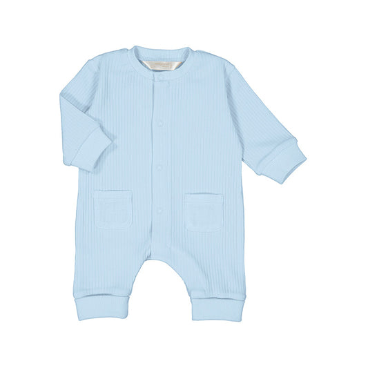 Blue Romper with Teddy Bear by Mayoral
