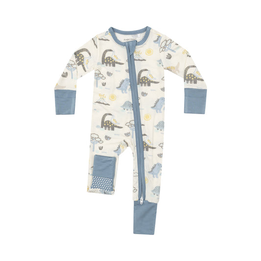 Baby Love Dinos Zipper Front Romper by Angel Dear