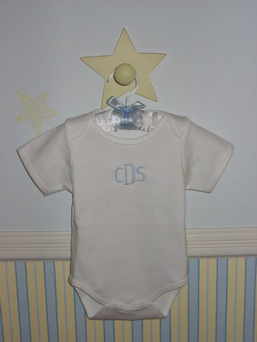 Monogrammed Baby Bodysuit