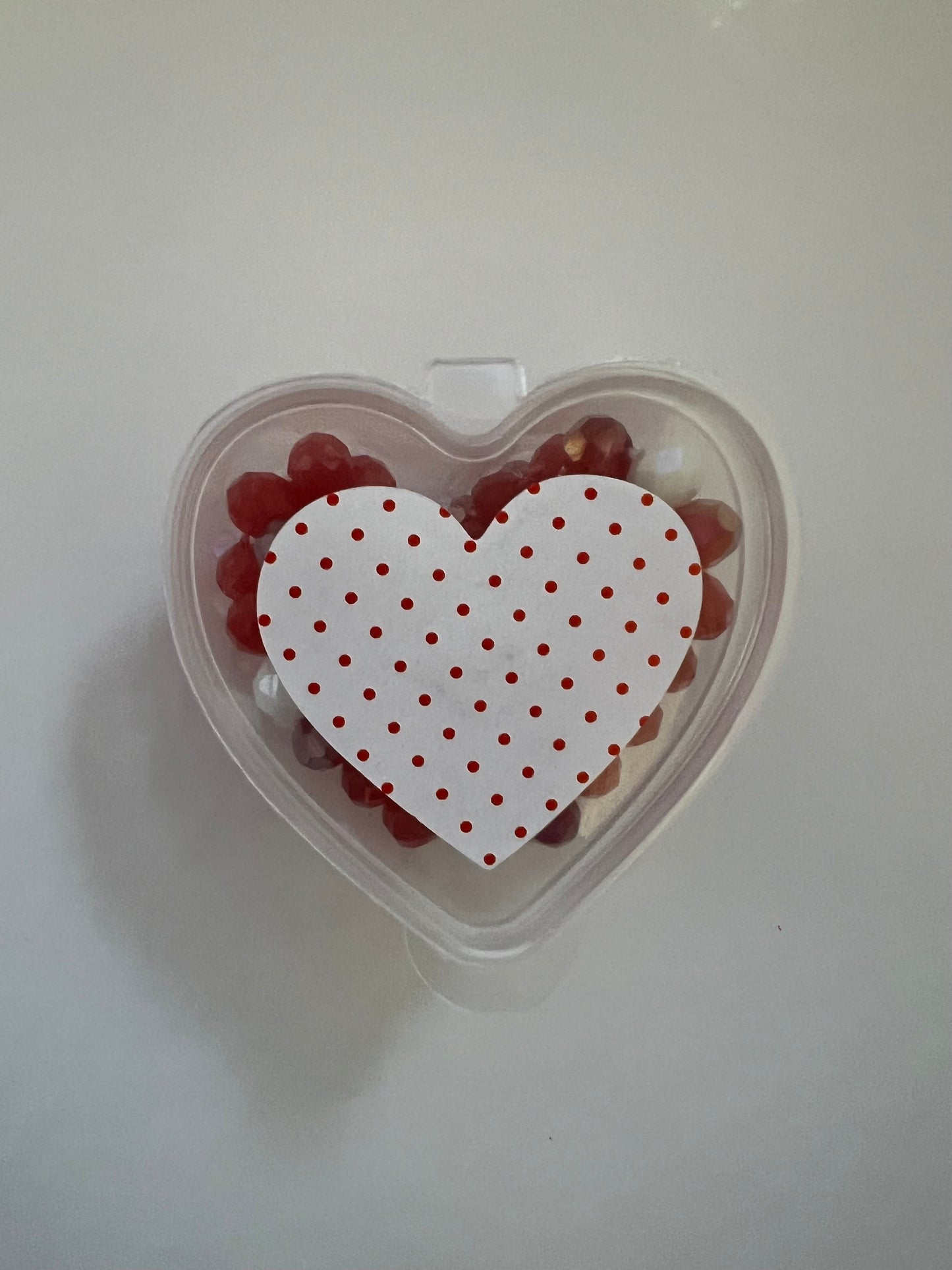 Valentine Heart Bracelets - Red Tones