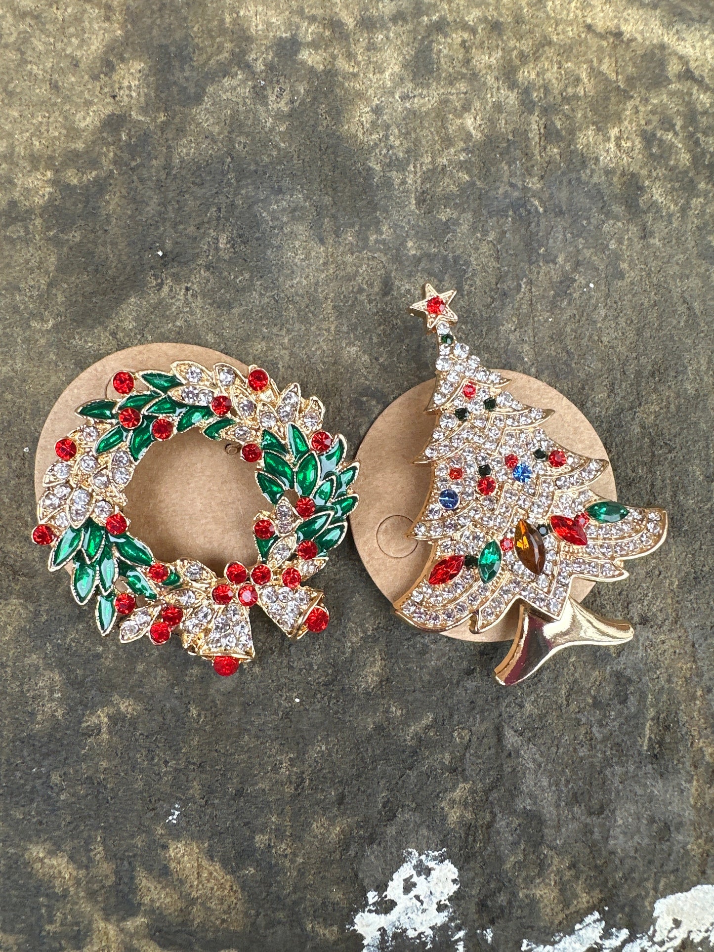 Christmas Sparkly Brooches