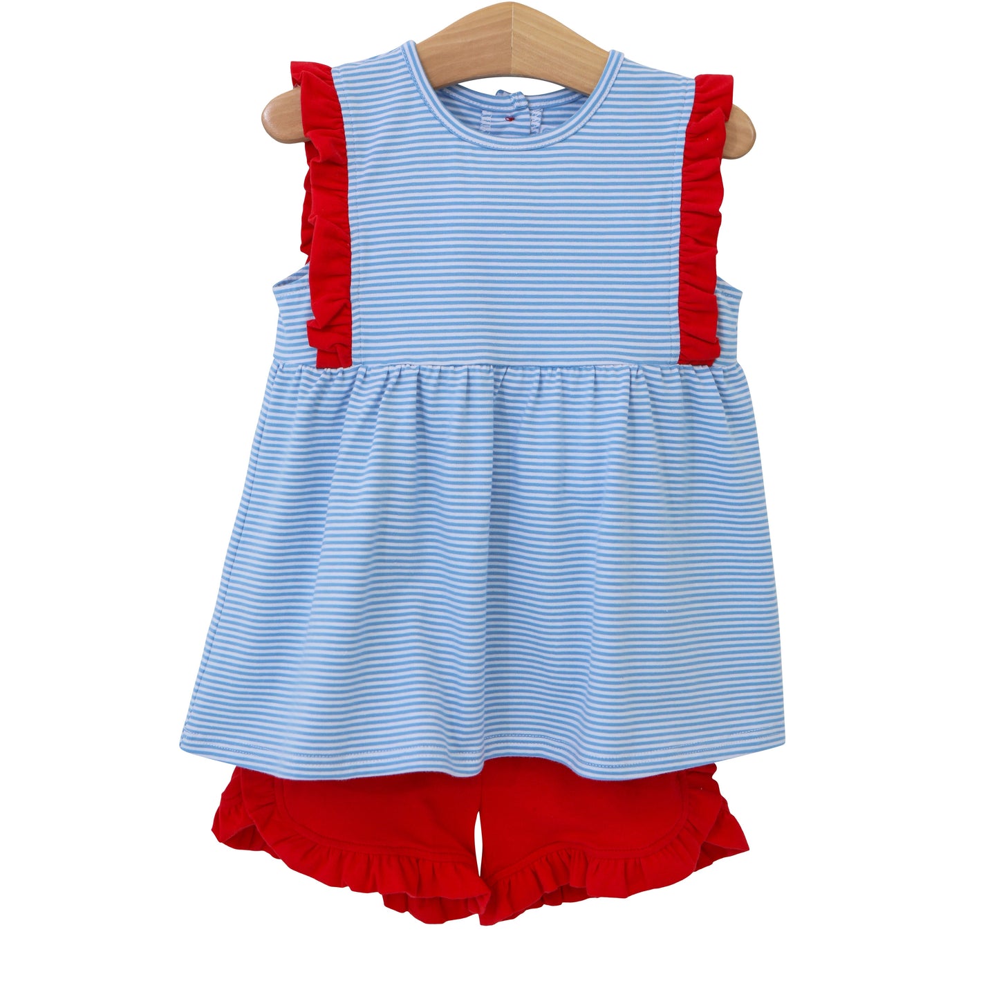 Josie Short Set Red, White & Blue by Trotter Street Kids