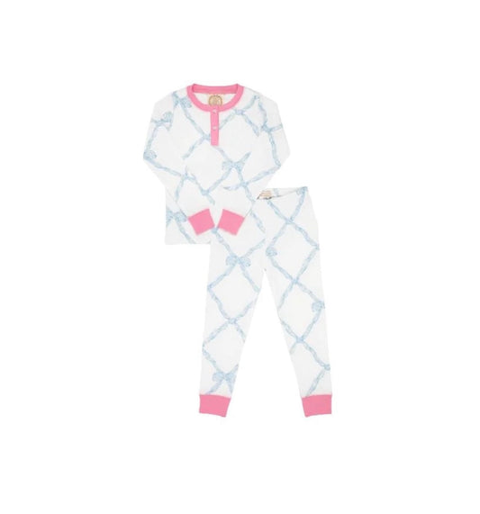 Beaufort Bonnet Sara Jane Pjs Blue Belle Meade Bow
