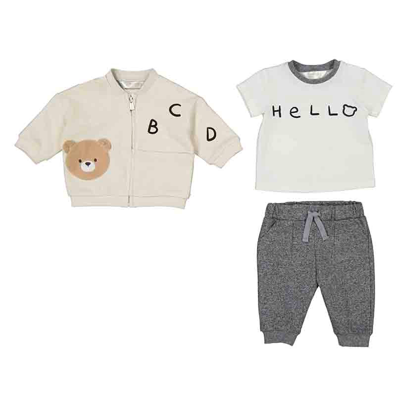 3 piece Teddy Tracksuit by Mayoral