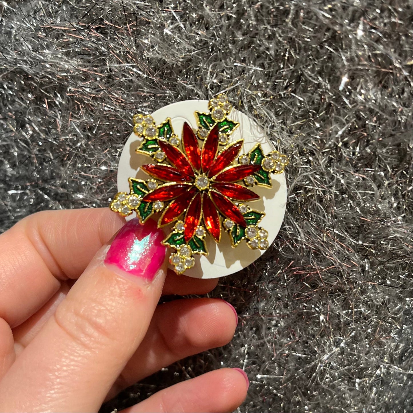 Christmas Sparkly Brooches
