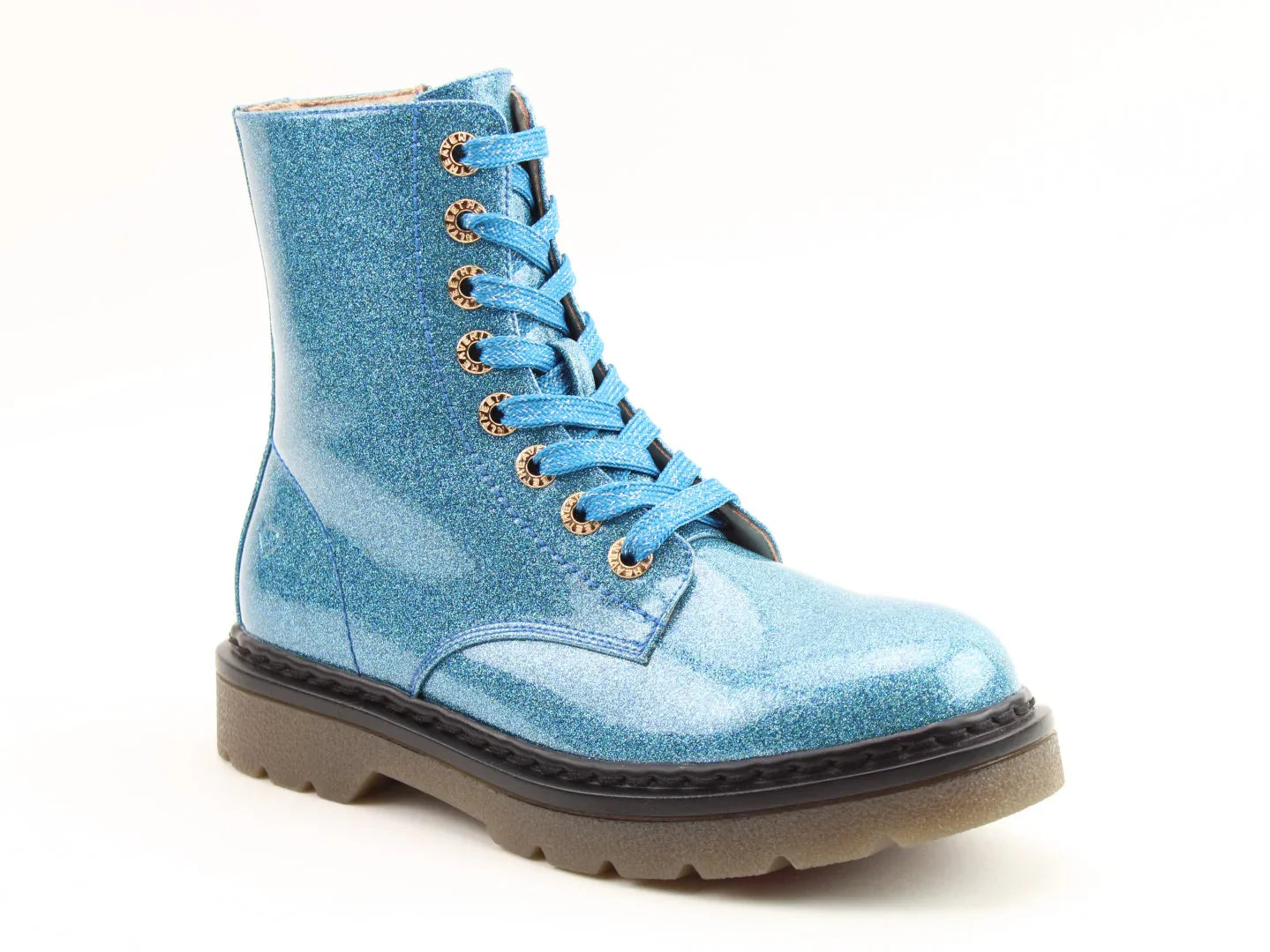 Justina Boots - Blue Glitter