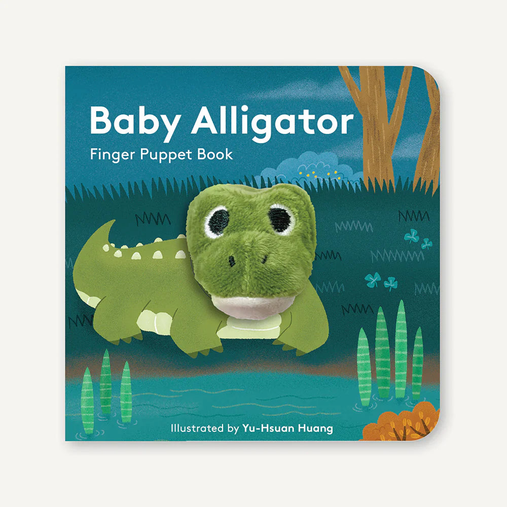 Baby Alligator Finger Puppet Chunky Board Book