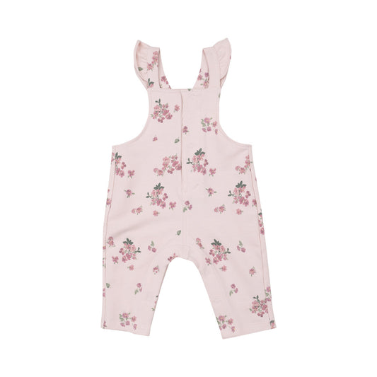 French Terry Woodsorrel - Front Pocket Ruffle Overall by Angel Dear