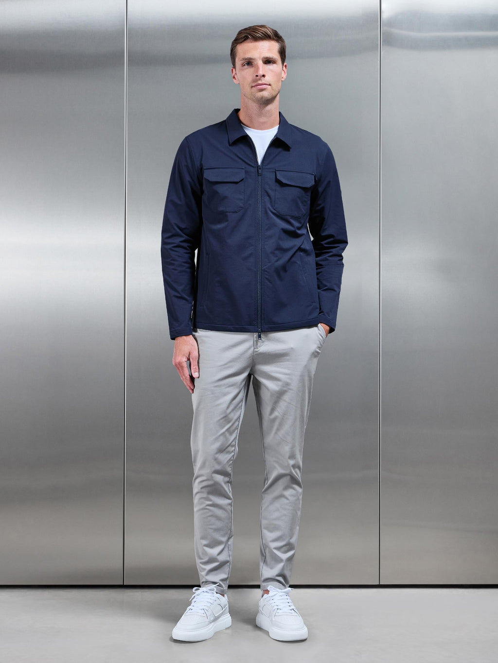 Cargo Jacket in Navy