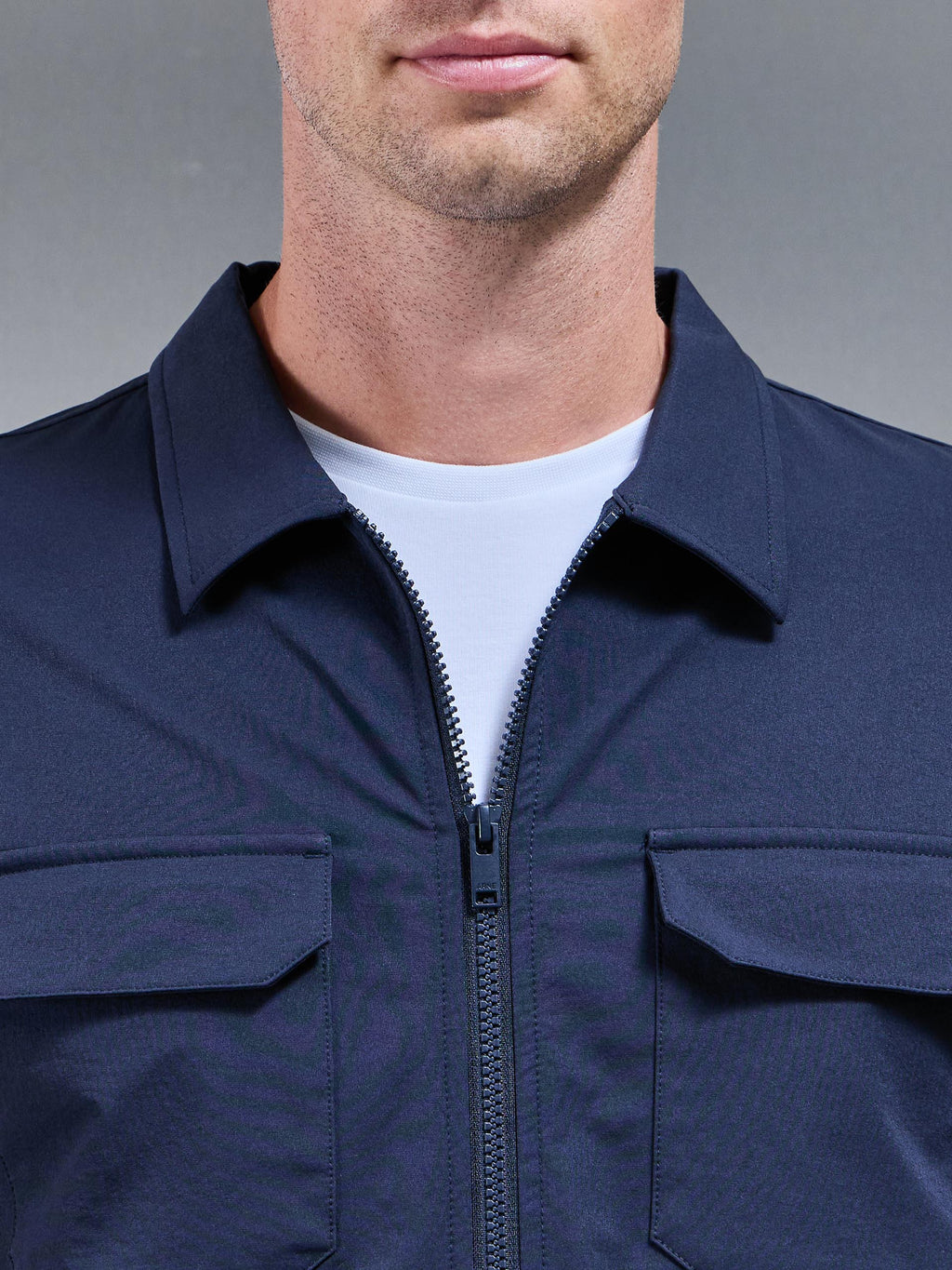 Cargo Jacket in Navy
