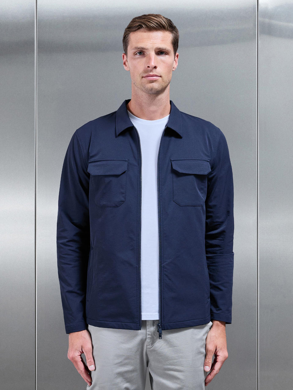 Cargo Jacket in Navy