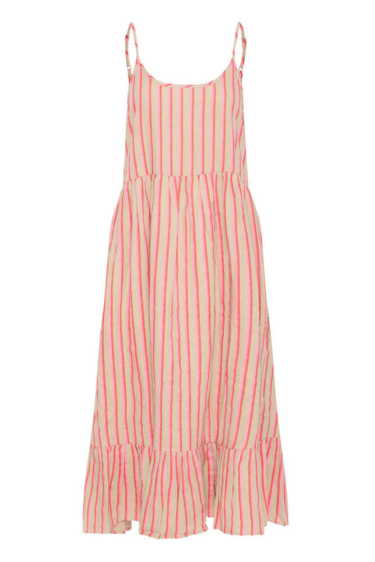 Iafoxa Dress - Azalea Pink Stripe