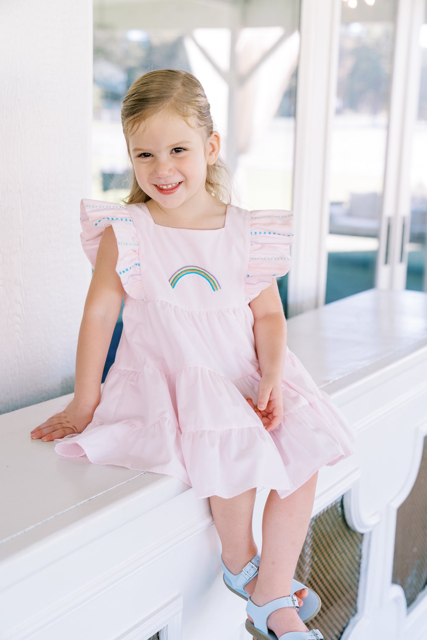 Dorothy Rainbow Sundress by the Proper Peony