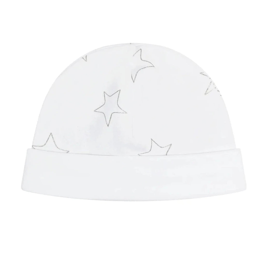 Grey Stars Print Hat by Nella Pima