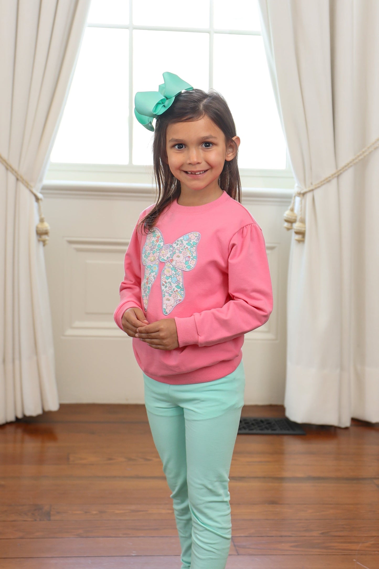 French Terry Pullover - Bow by Trotter Street Kids