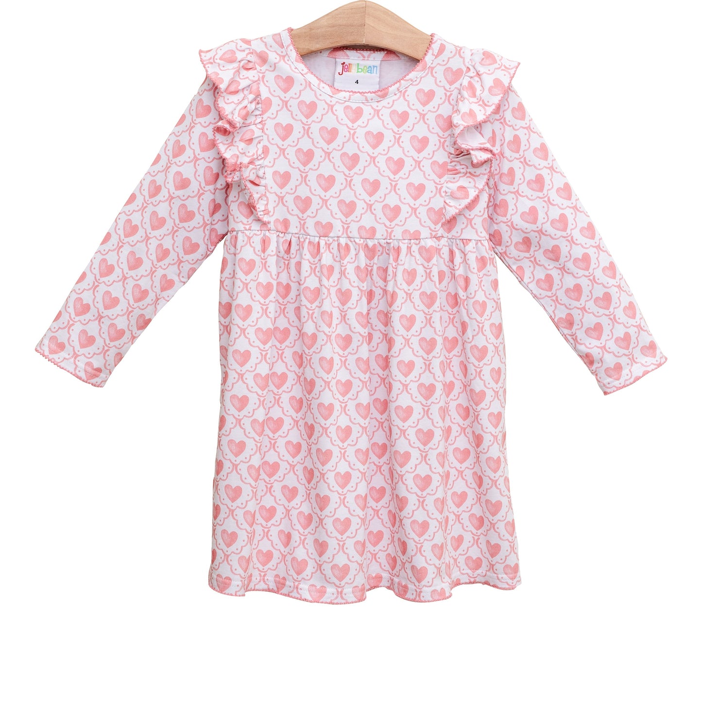 Watercolor Heart Dress by Jellybean