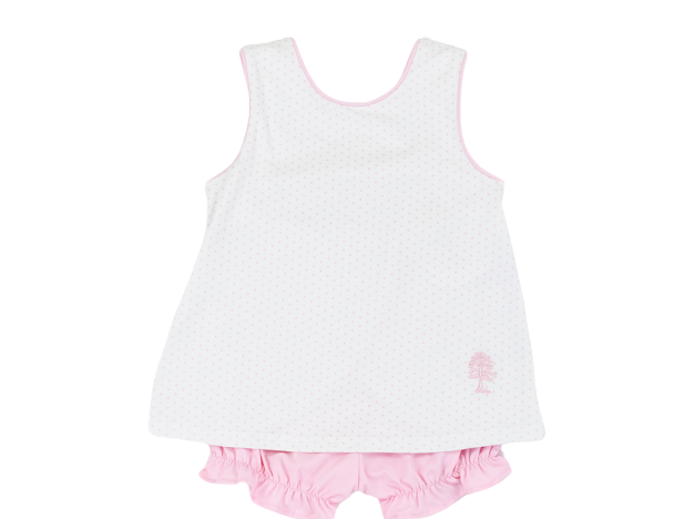 Classic Pink Dot Swing Back Set by Cypress Row