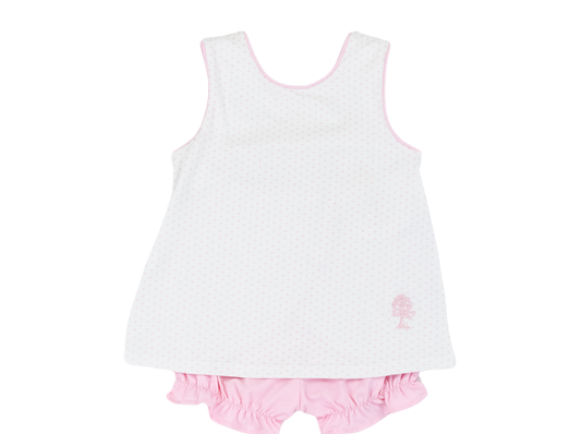 Classic Pink Dot Swing Back Set by Cypress Row